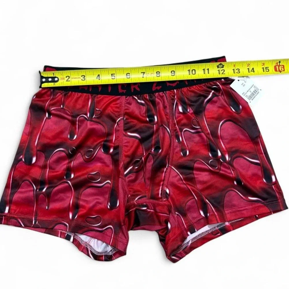 NWT Zombie Slayer Boxer Briefs Blood Drip Cyber Mall Goth Boys S Mad Engine
